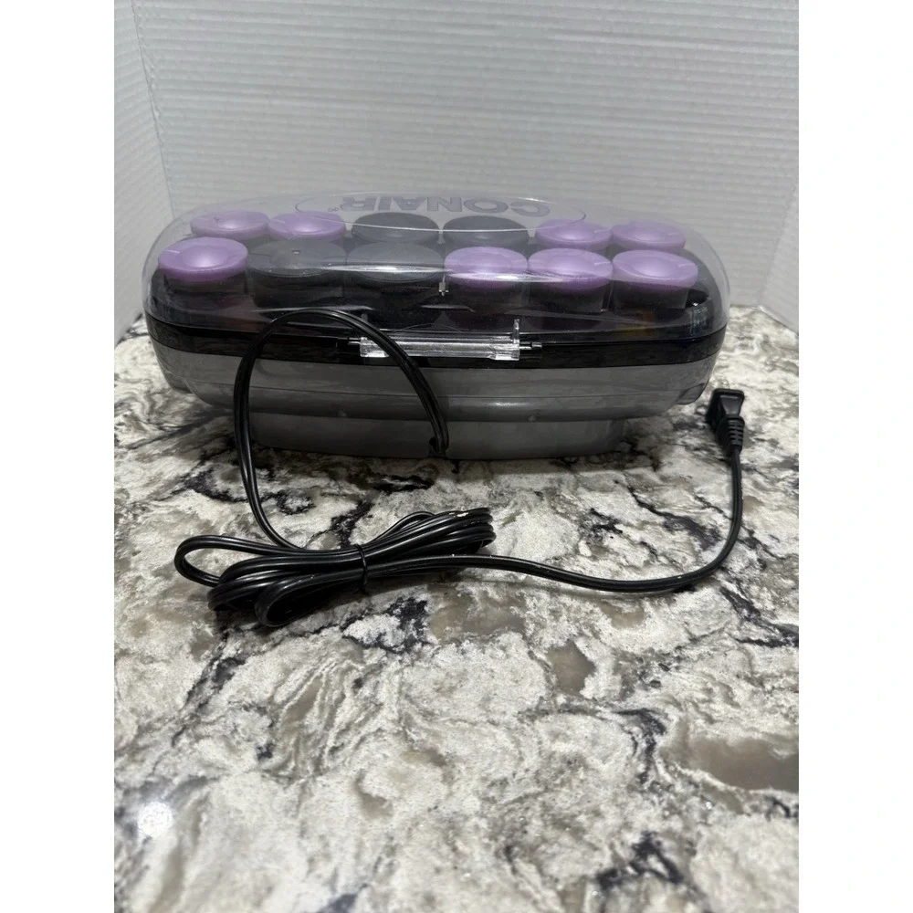Conair Ion Shine Hot Rollers Curlers CHV14JXRSAM 12 Jumbo Rollers No Clips - Picture 5 of 6